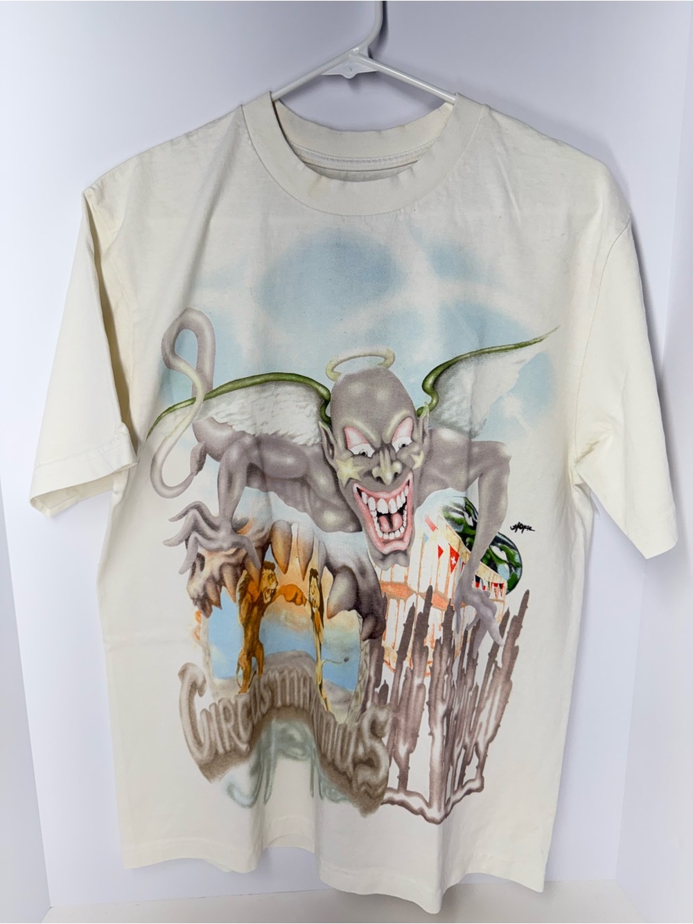 Medium Travis Scott Utopia Circus Maximus 2023 Tour III Tee - Picture 1 of 5